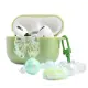 Чохол для навушників AirPods 1/2 Бант зелений