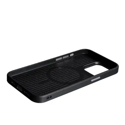 Чехол накладка Carbon MagSafe iPhone 15 Чорна