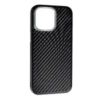 Чехол накладка Carbon MagSafe iPhone 15 Pro Чорна