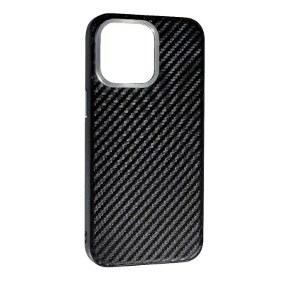 Чехол накладка Carbon MagSafe iPhone 15 Pro Чорна
