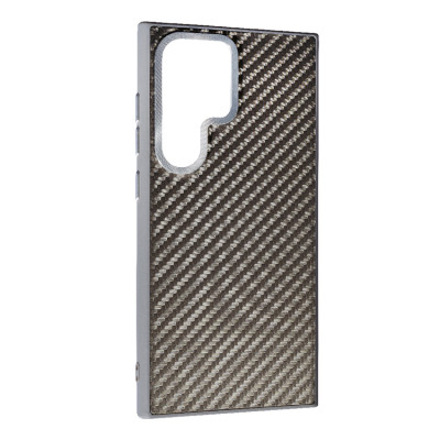 Чехол накладка Carbon MagSafe Samsung G928 (S24 Ultra) Titanium