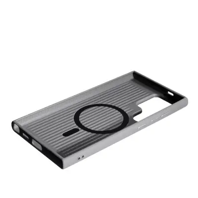 Чехол накладка Carbon MagSafe Samsung G928 (S24 Ultra) Titanium