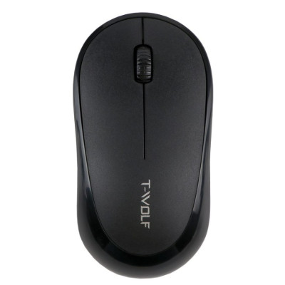 Беспроводная мышь BT TWolf Q18 Black, Чёрный
