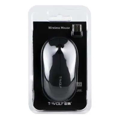 Беспроводная мышь BT TWolf Q18 Black, Чёрный Беспроводная мышь BT TWolf Q18 Black, Чёрный