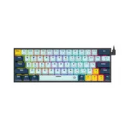 Клавіатура USB Fantech ATOM63 MK874V2 Блакитна/Red Switch