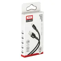 Кабель дата XO NB212 Lightning 1м Чёрный