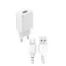 Сетевое зарядное устройство XO L99 MicroUSB 1USB 2.4A Белый