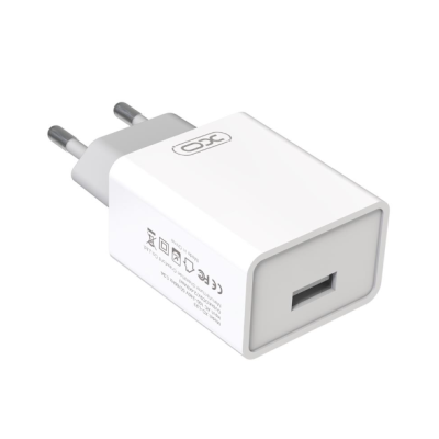 Сетевое зарядное устройство XO L93 1USB/2.4a (12W) White, Белый