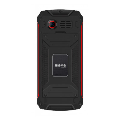 Мобильный телефон Sigma X-treme PR68 Black/Red, красно-черный