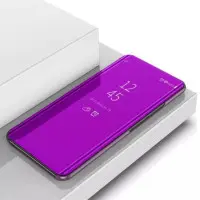 Чехол-книжка Anomaly Clear View Oppo Reno 5 Lite Фиолетовая