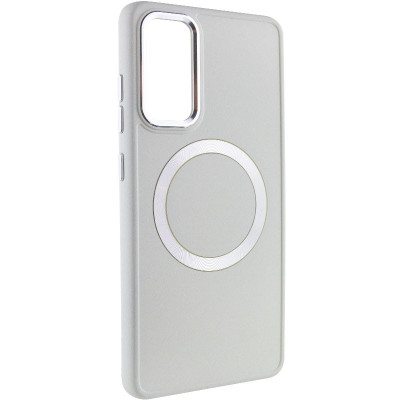 Чехол накладка Bonbon Metal MagSafe Samsung S921 (S24) Белая