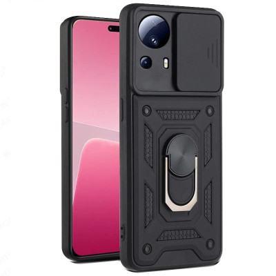 Чехол накладка Serge Ring Camshield Xiaomi 13 Lite Черная