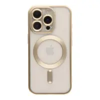 Чехол Накладка Metal Matte MagSafe iPhone 16 Pro Max Gold