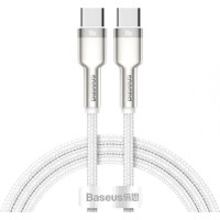 Кабель дата Baseus Cafule Metal Type-C to Type-C  1м Білий Кабель дата Baseus Cafule Metal Type-C to Type-C  1м Білий