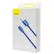 Кабель дата Baseus Crystal Shine Lightning 1.2м Синий