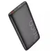 Универсальная мобильная батарея Повербанк Hoco J122A PD+QC 3.0 22.5W 10000mAh Чёрный