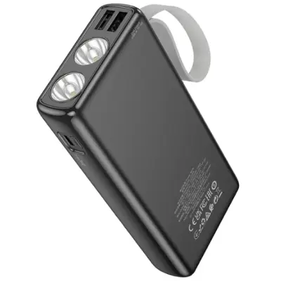 Универсальная мобильная батарея Повербанк Hoco J129A Nature 20000mAh Чёрный