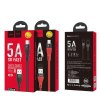 Кабель дата Hoco U53 Flash MicroUSB 1.2м Чорний Кабель дата Hoco U53 Flash MicroUSB 1.2м Чорний