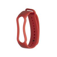 Ремешок Силикон Mi Band 5/6/7 Красный