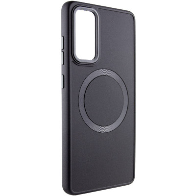 Чехол накладка Bonbon Leather Metal Samsung S901 (S22) Черная