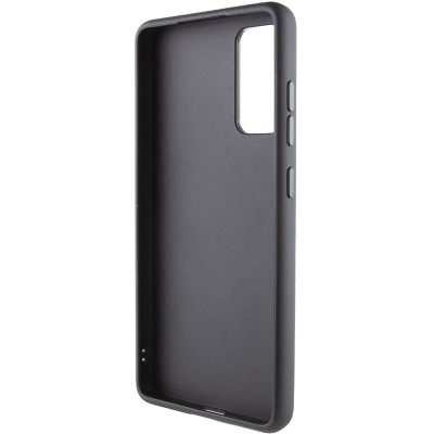 Чехол накладка Bonbon Leather Metal Samsung S901 (S22) Черная