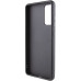 Чехол накладка Bonbon Leather Metal Samsung S901 (S22) Черная