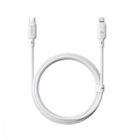 Кабель дата Baseus Silky Type-C to Lightning 1м 20W Білий Кабель дата Baseus Silky Type-C to Lightning 1м 20W Білий