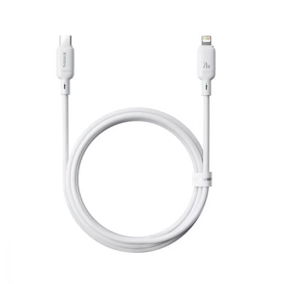 Кабель дата Baseus Silky Type-C to Lightning 1м 20W Білий