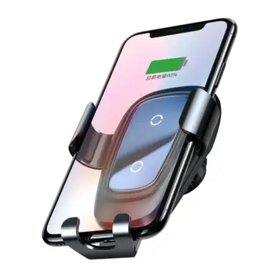 Автотримач Baseus Metal (WXYL-BOA) Wireless Grey, Сірий Автотримач Baseus Metal (WXYL-BOA) Wireless Grey, Сірий