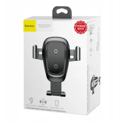 Автотримач Baseus Metal (WXYL-BOA) Wireless Grey, Сірий Автотримач Baseus Metal (WXYL-BOA) Wireless Grey, Сірий