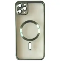 Чохол накладка Shining Camera MagSafe iPhone 11 Pro Max Темно-Зелена