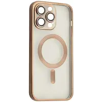 Чехол Накладка Metal Matte MagSafe iPhone 13 Pro DesertTitanium