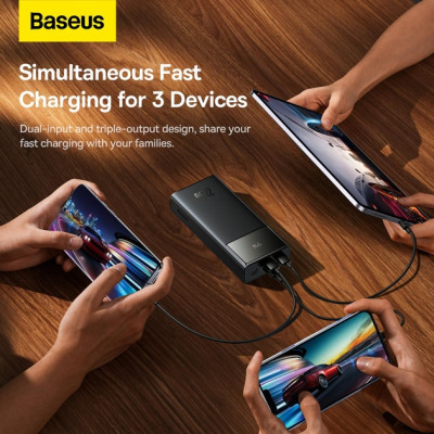 Універсальна мобільна батарея Повербанк Baseus Star Lord 22,5W 30000mAh Чорний