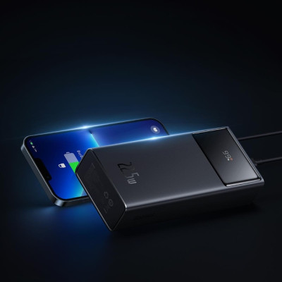 Універсальна мобільна батарея Повербанк Baseus Star Lord 22,5W 30000mAh Чорний