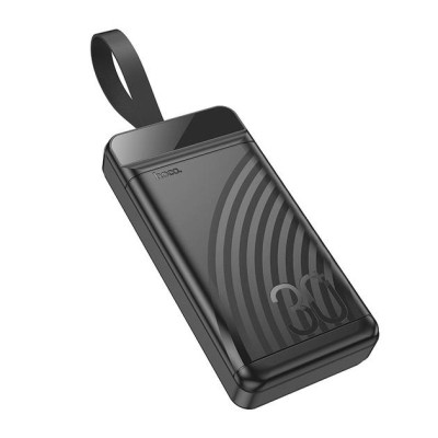 Універсальна мобільна батарея Повербанк Hoco J123B PD+QC 3.0 22.5W 30000mAh Чорний