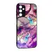 Чехол накладка Marble UV Samsung A145 (A14)  Фиолетовая
