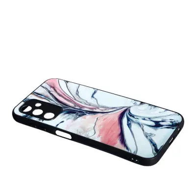 Чохол Накладка Marble UV Samsung A145 (A14) Молочна