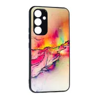 Чехол накладка Marble Samsung A346 (A34) Красная