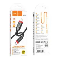 Кабель дата Hoco X59 USBType C - Lightning 1м Чёрный Кабель дата Hoco X59 USBType C - Lightning 1м Чёрный