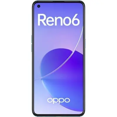 Смартфон OPPO Reno 6 5G 8/128GB Aurora, блакитний (Refurbished) Смартфон OPPO Reno 6 5G 8/128GB Aurora, блакитний (Refurbished)