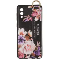 Чехол накладка Flower Rope Samsung A022 (A02) Черная