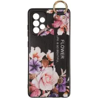 Чехол накладка Flower Rope Samsung A725 (A72) Черная