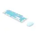 Клавіатура + миша бездротова  XO KB-05 Blue, Блакитна
