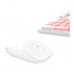 Клавіатура + миша бездротова  XO KB-05 Pink, Рожева