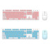 Клавіатура + миша бездротова  XO KB-05 Pink, Рожева