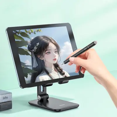 Стилус ручка для телефону та планшета HOCO GM111 Cool Black, Черный