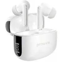 Безпровідні вакуумні навушники Proove Tempo ANC White, Білі Безпровідні вакуумні навушники Proove Tempo ANC White, Білі