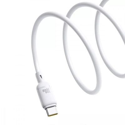 Кабель дата Baseus Silky USB Type A - Type-C 100W 2м Белый
