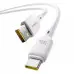 Кабель дата Baseus Silky USB Type A - Type-C 100W 2м Белый Кабель дата Baseus Silky USB Type A - Type-C 100W 2м Белый