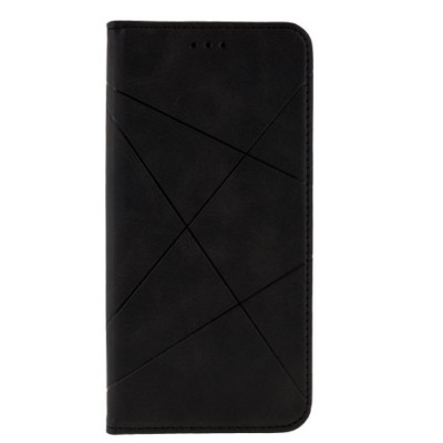 Книжка Business Leather Xiaomi Redmi Note 9S/ Note 9 Pro Черная